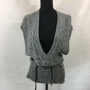 anthropology Kenzie crochet sleeveless tunic smll